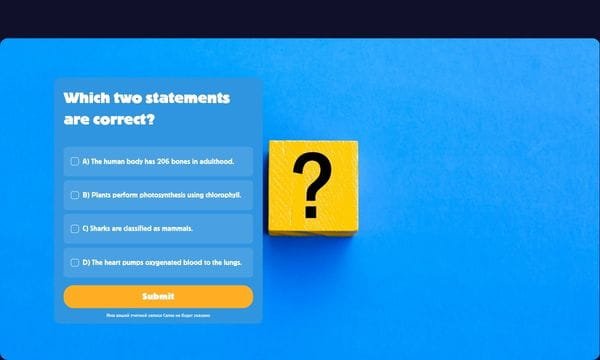 Створюємо інтерактивні квізи для сайту